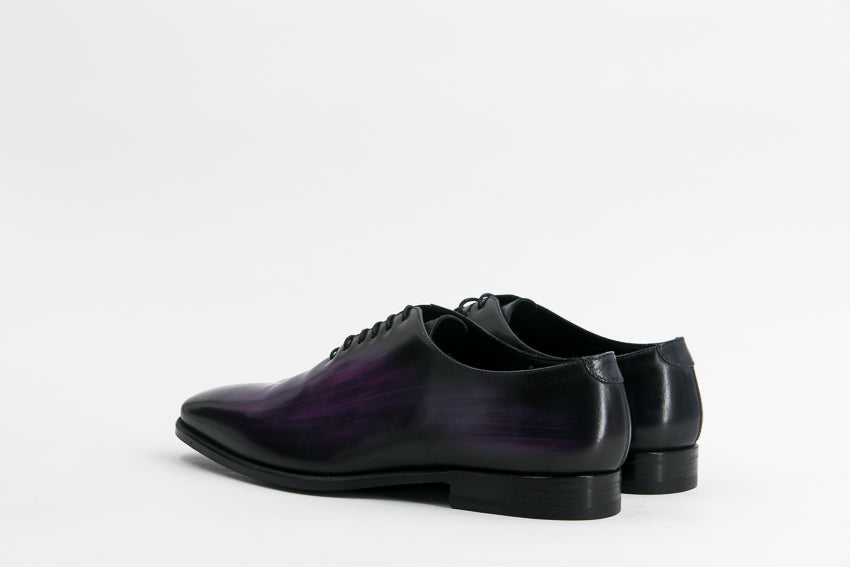 LEATHER WHOLE CUT │ PURPLE PATINA