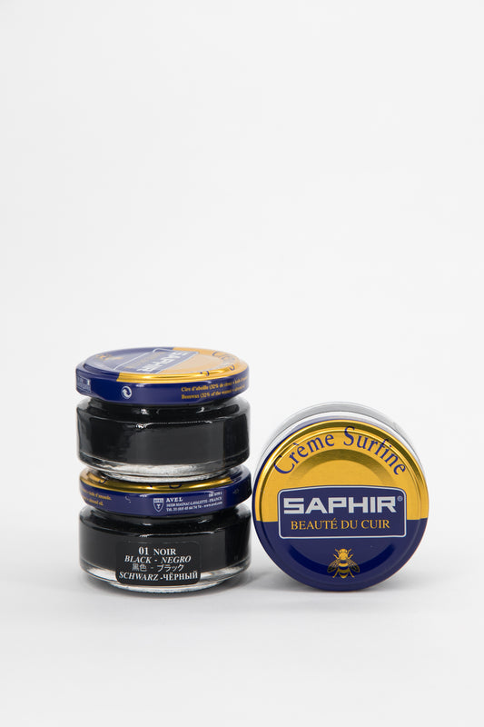 SAPHIR Cirage Crème Surfine Pommadier Stone Black 50 ml