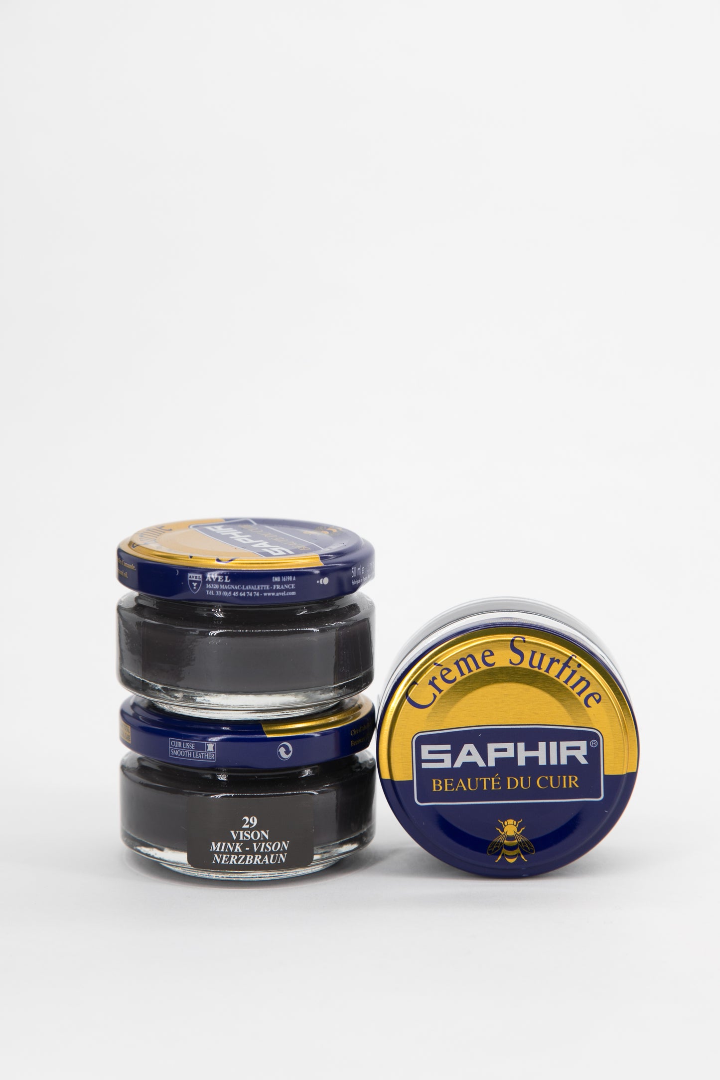 SAPHIR Cirage Crème Surfine Pommadier Stone Mink 50 ml