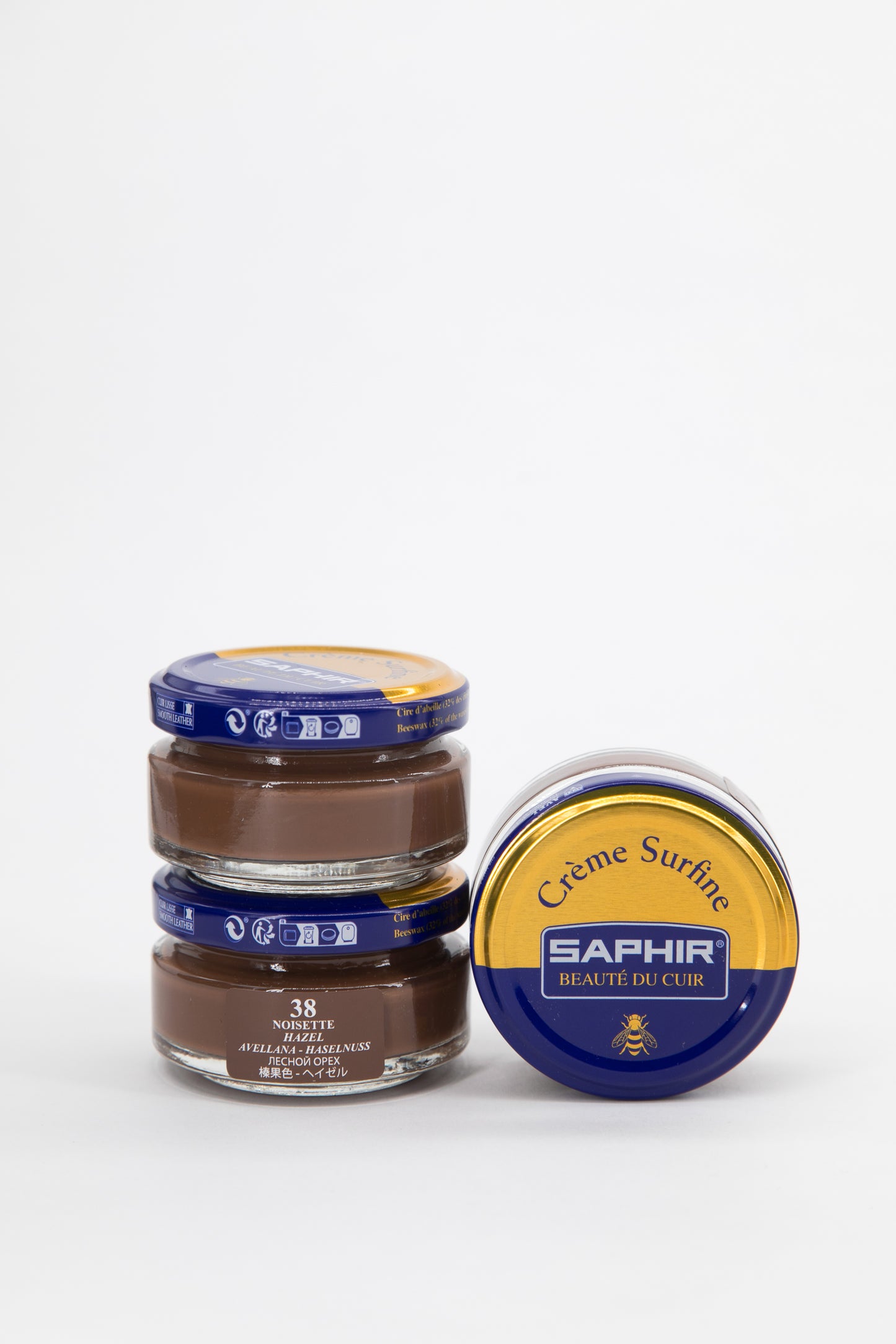 SAPHIR Cirage Crème Surfine Pommadier Stone Hazel 50 ml