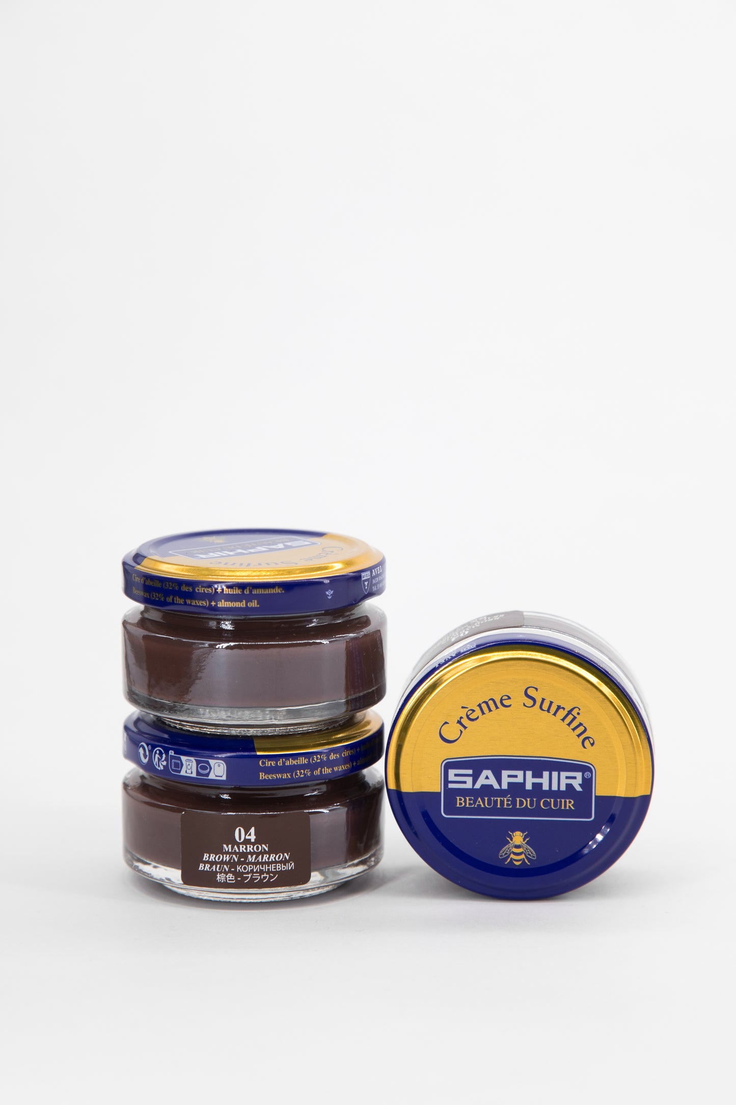 SAPHIR Cirage Crème Surfine Pommadier Brown 50 ml