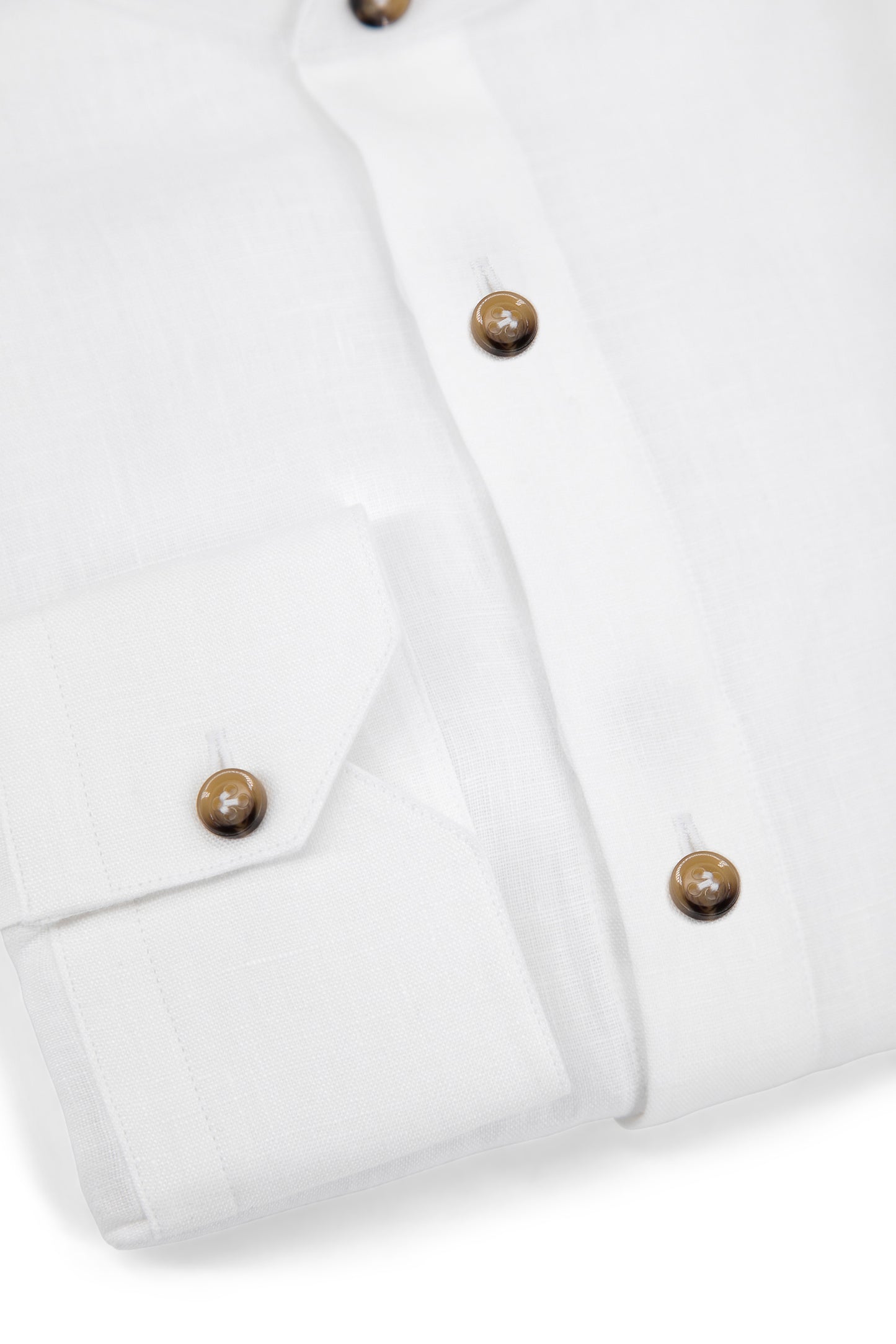 Mao Linen Shirt │ White