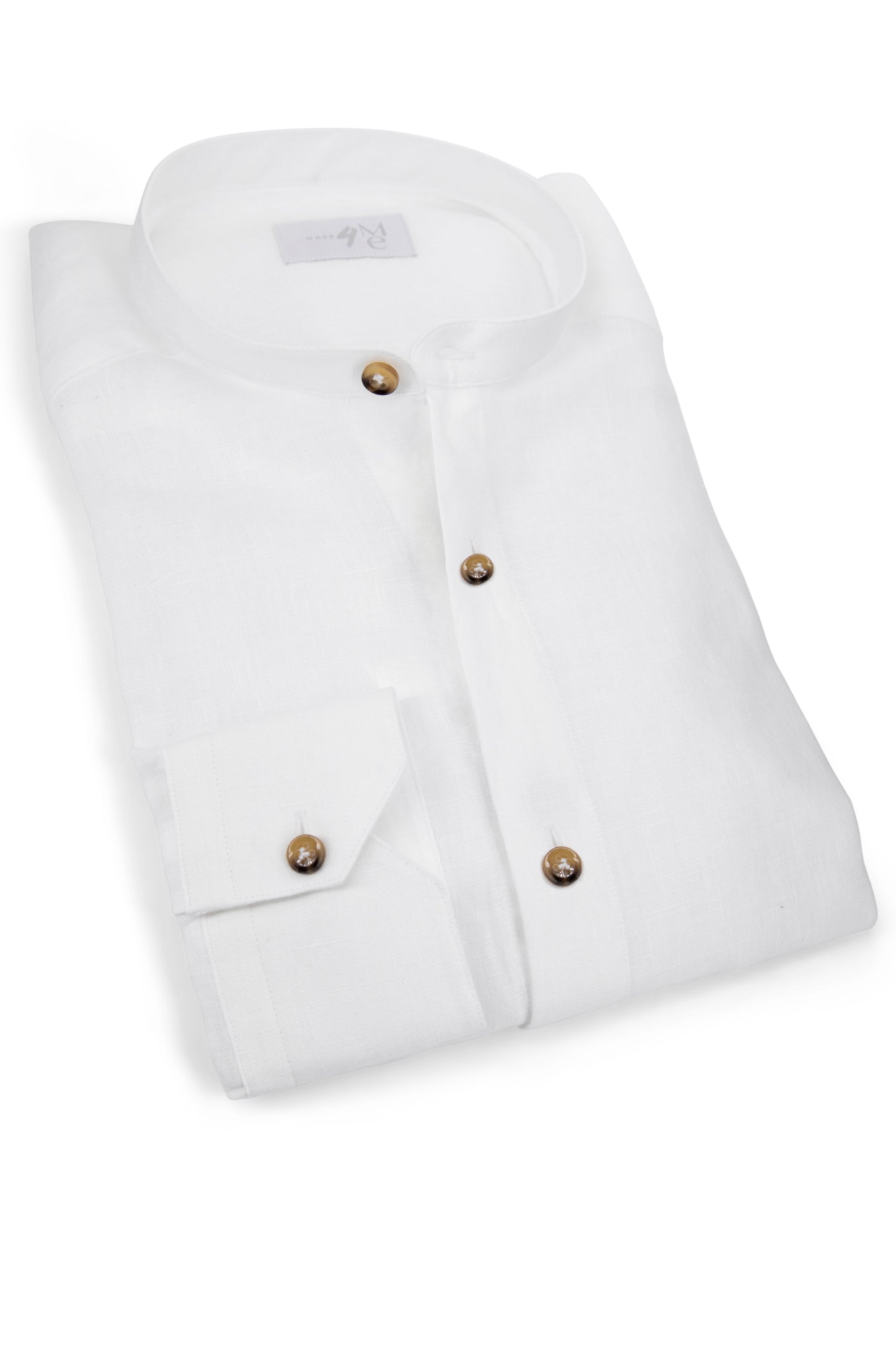 Mao Linen Shirt │ White