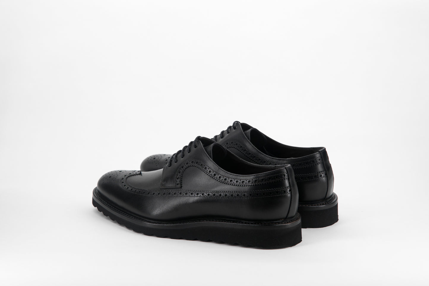 LONGWING BLUCHER SHOES - BLACK