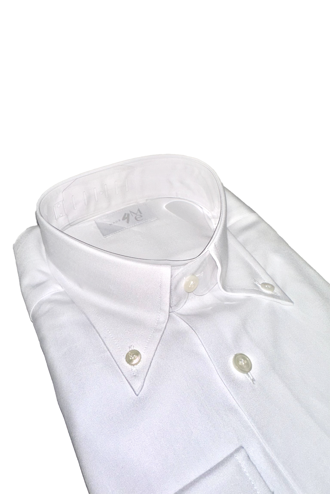 Buttoned Collar Poplin Shirt │ White