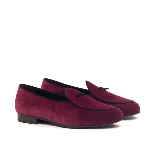 Velvet Slippers │ Burgundy