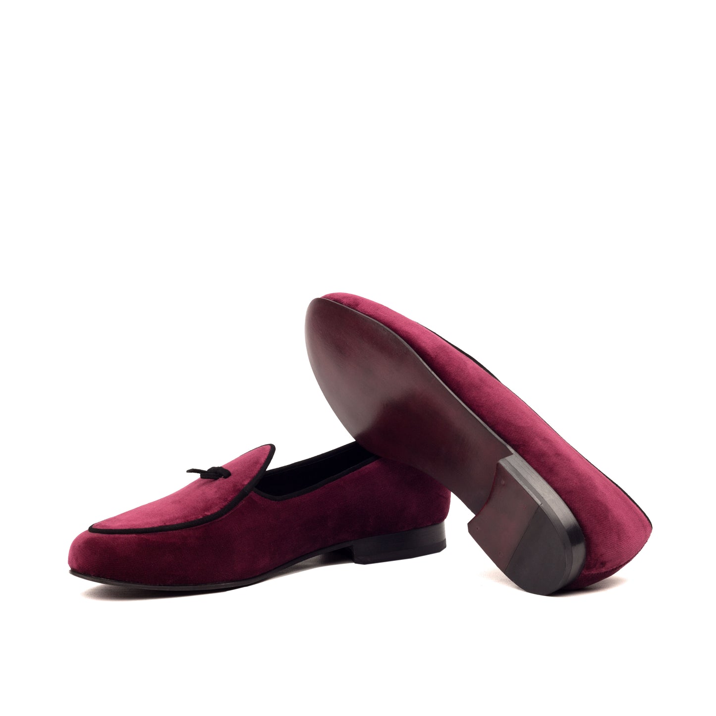 Velvet Slippers │ Burgundy