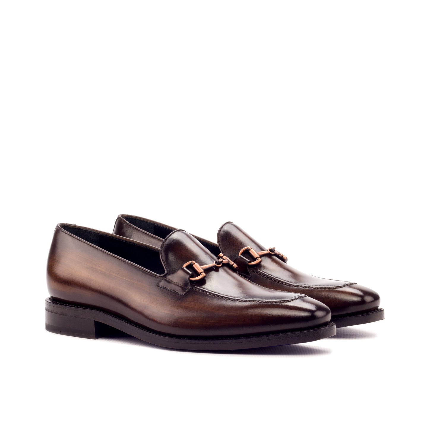 Leather Loafer Monti  │ Dark Brown Classic Patina