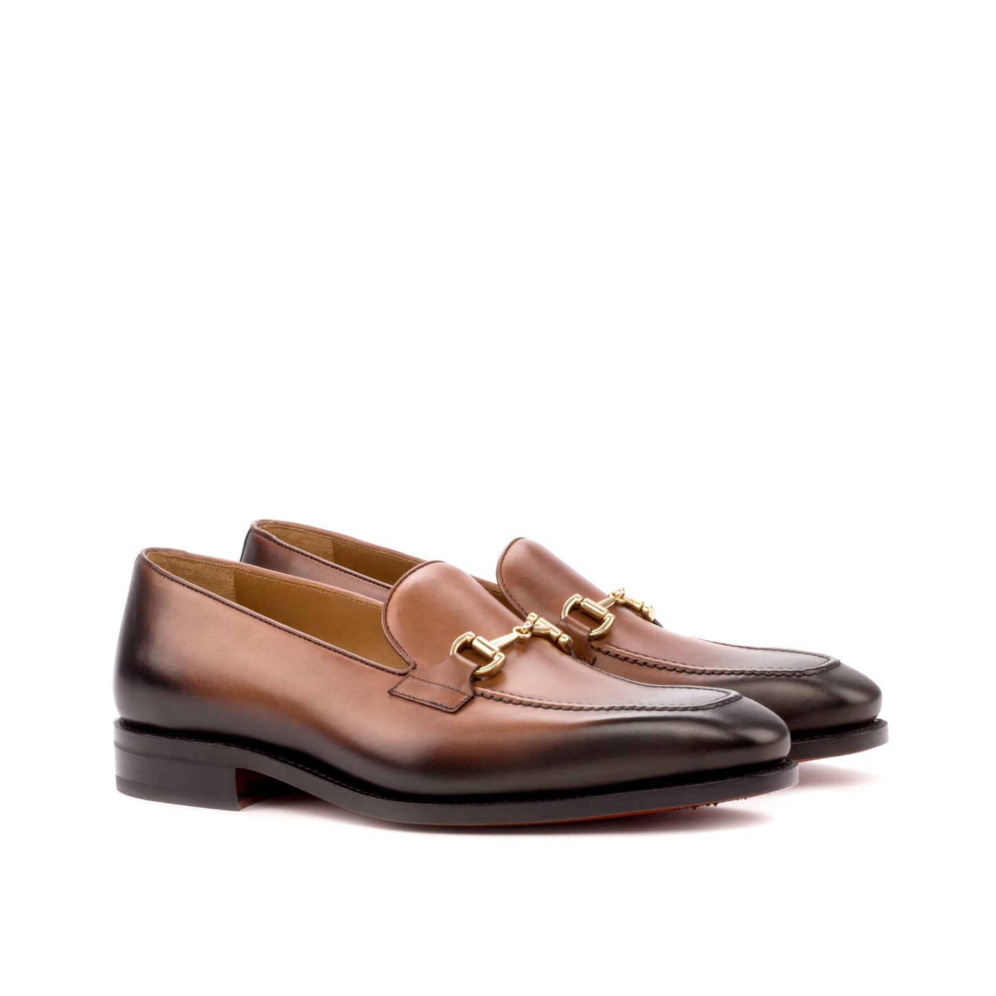 Leather Loafer Monti │ Light Brown Burn-Effect