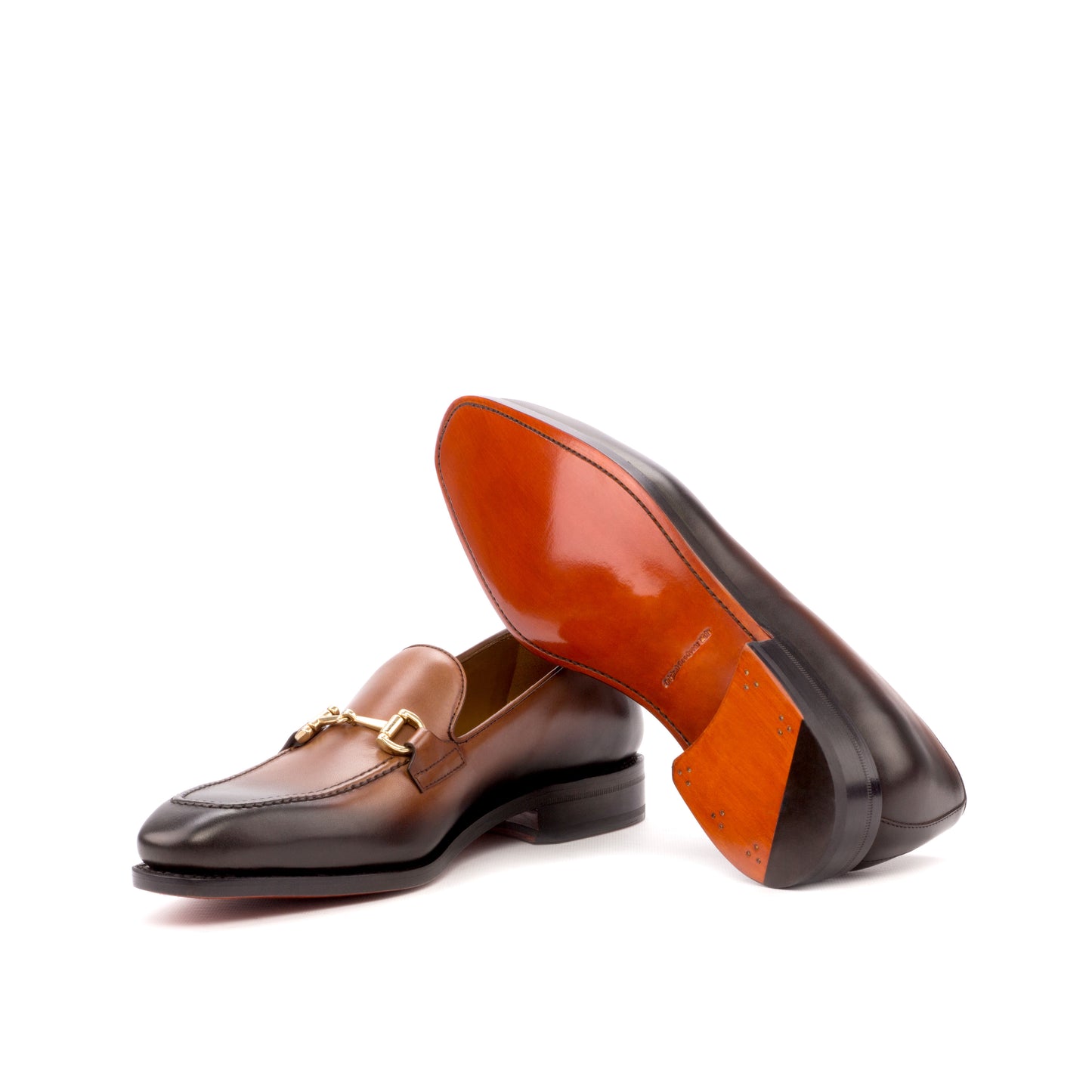 Leather Loafer Monti │ Light Brown Burn-Effect