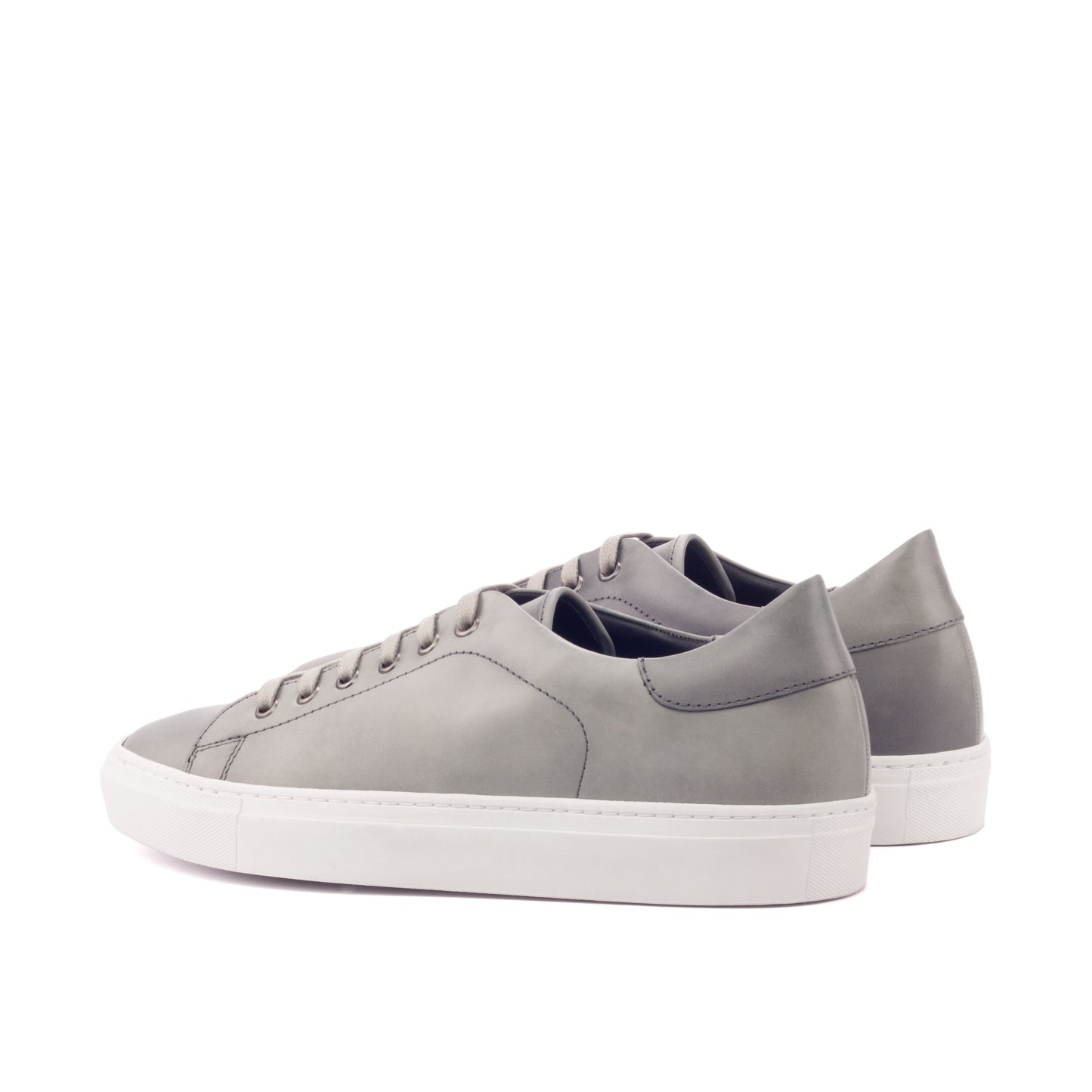 Leather Trainer │ Light Grey