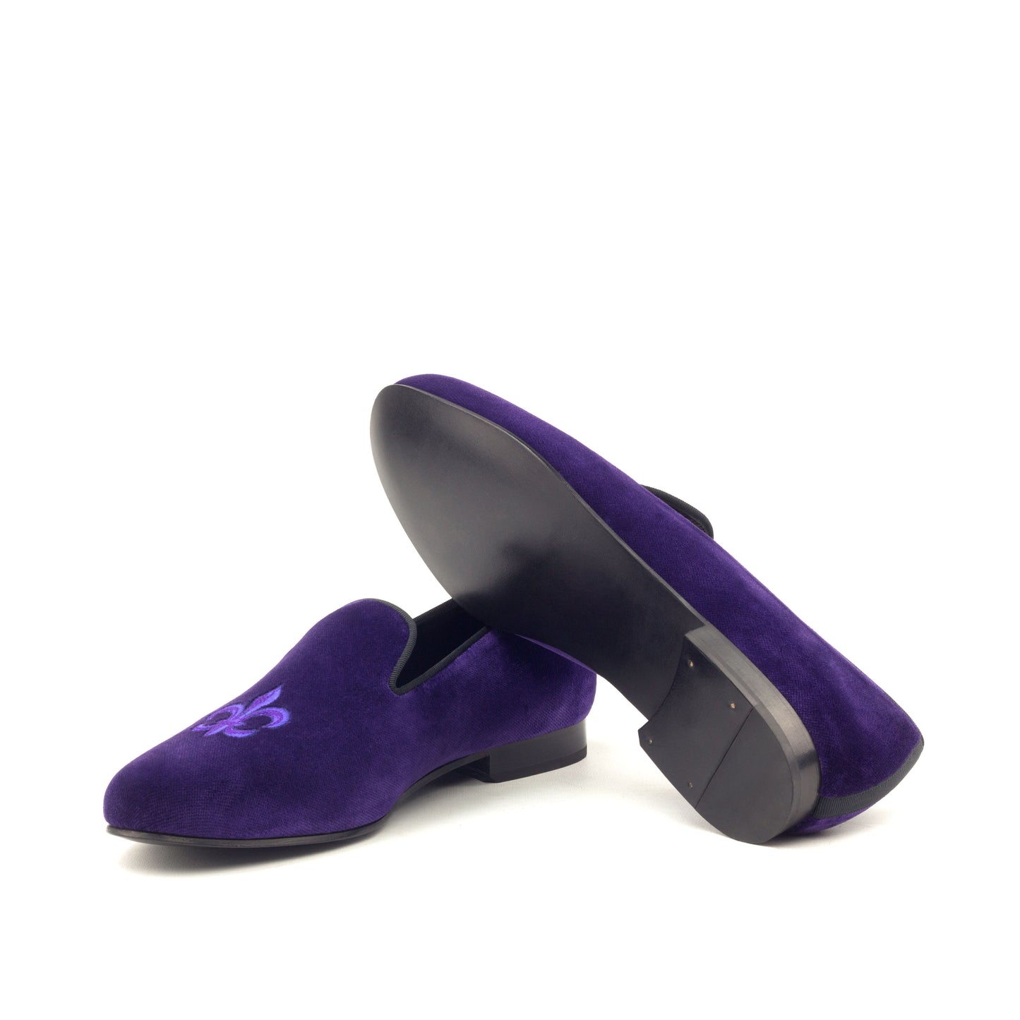 Velvet  Slippers │ Royal Blue